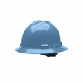 Cordova Ratchet, 4-Point, Duo Safety, Hard Hat, Full Brim, Blue H34R5